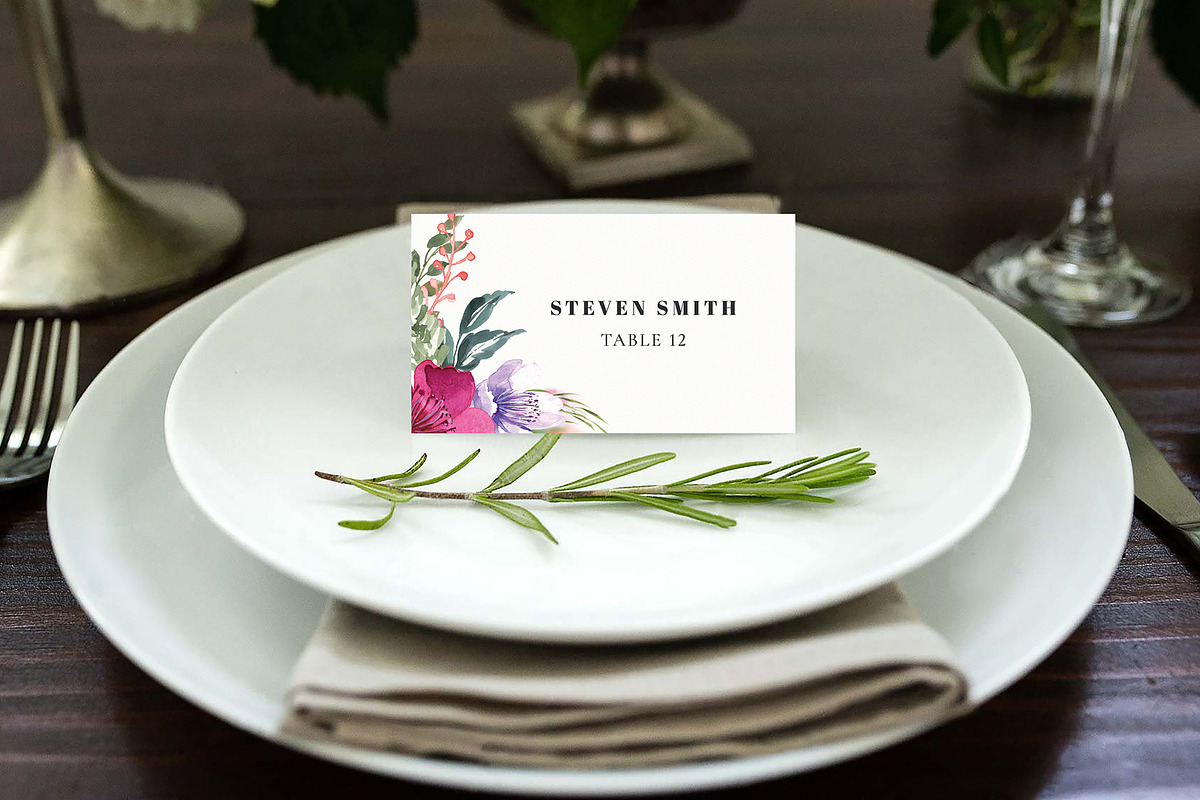 Canva Escort Card Template, an Invitation Template by ShineOnWedding (Photo 6 of 12)