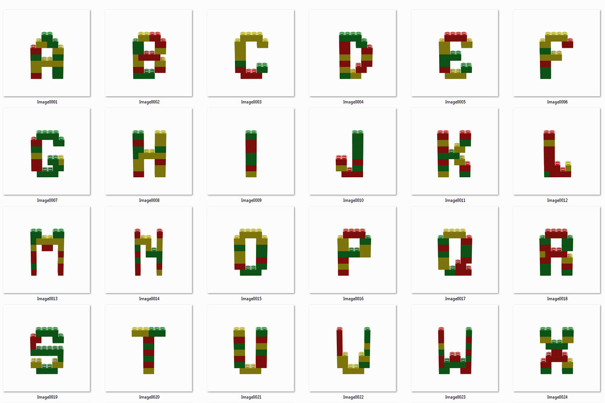 Toy Bricks 3D Lettering, a Graphic by TVartworks (Photo 13 of 13)