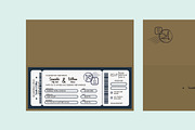 Wedding Invitation Boarding Pass, an Invitation Template by Lyllopop (Thumbnail 3 of 3)