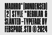 FBS Machro - Condensed Typeface, a Sans Serif Font by Febspace Studio (Thumbnail 3 of 16)