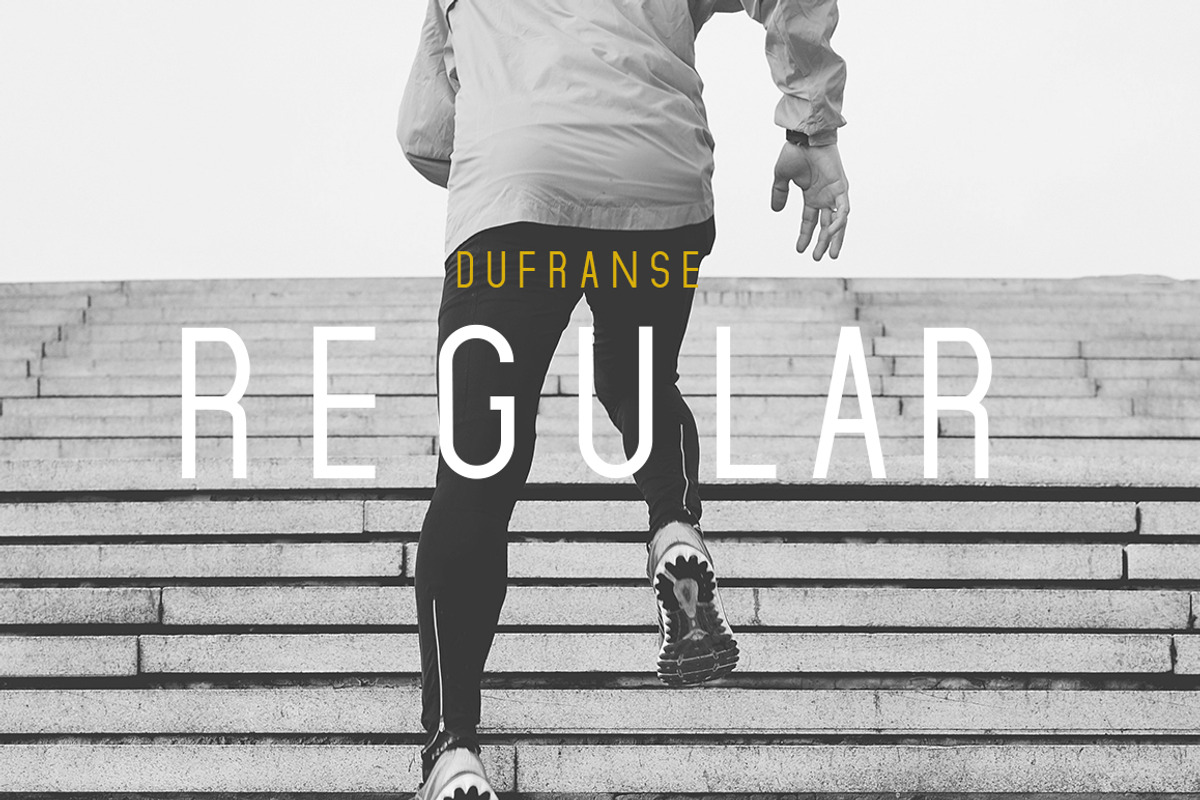 Dufranse | A Youthful Font Family preview 6