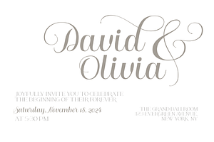 Beautiful Romance Font Duo