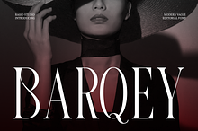 Barqey Modern Vague Editorial Font