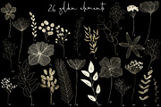 Loose floral & gold glitter, an Illustration by marie dricot (Thumbnail 18 of 21)