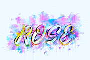 Watercolor Text Paint Plugin, an Action Add-On by MRI STUDIO (Thumbnail 15 of 20)