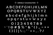 A Modern Luxury Font – Ornely, a Font by RagamKata (Thumbnail 9 of 10)
