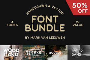 Font Bundle - 50% Off!