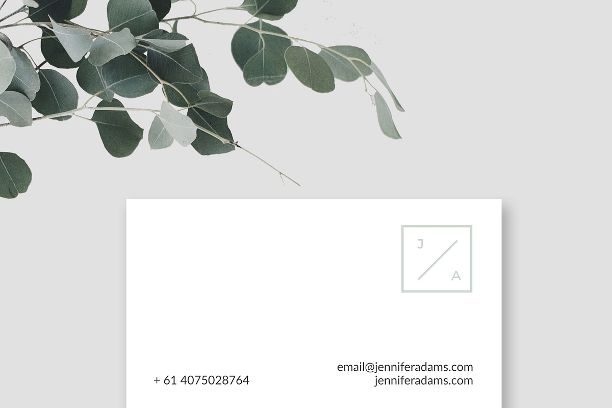 Modern Business Card, a Business Card Template by Glowing Pieces (Photo 3 of 4)
