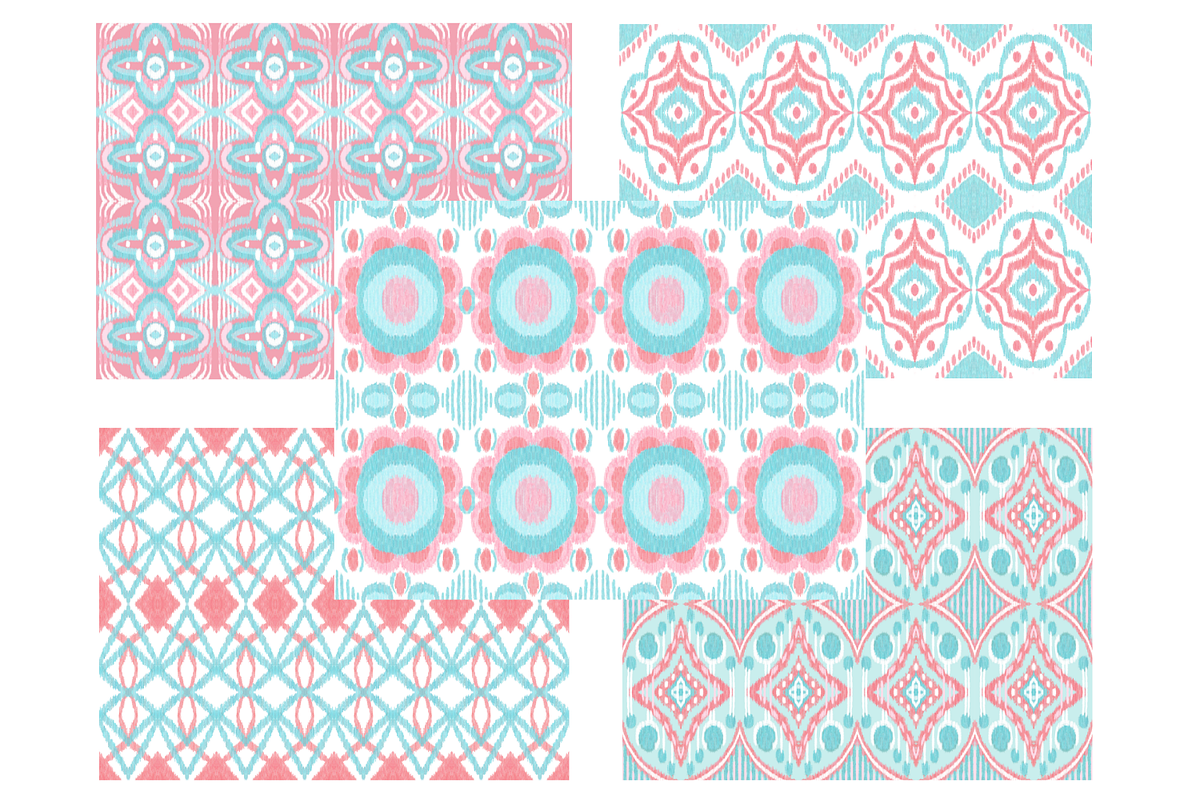 Pastel ikat Pattern seamless pattern, a Pattern Graphic by AkiraVilla (Photo 2 of 7)