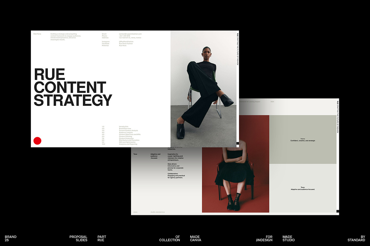 RUE | Content Strategy, a Presentation Template by Studio Standard (Photo 1 of 8)