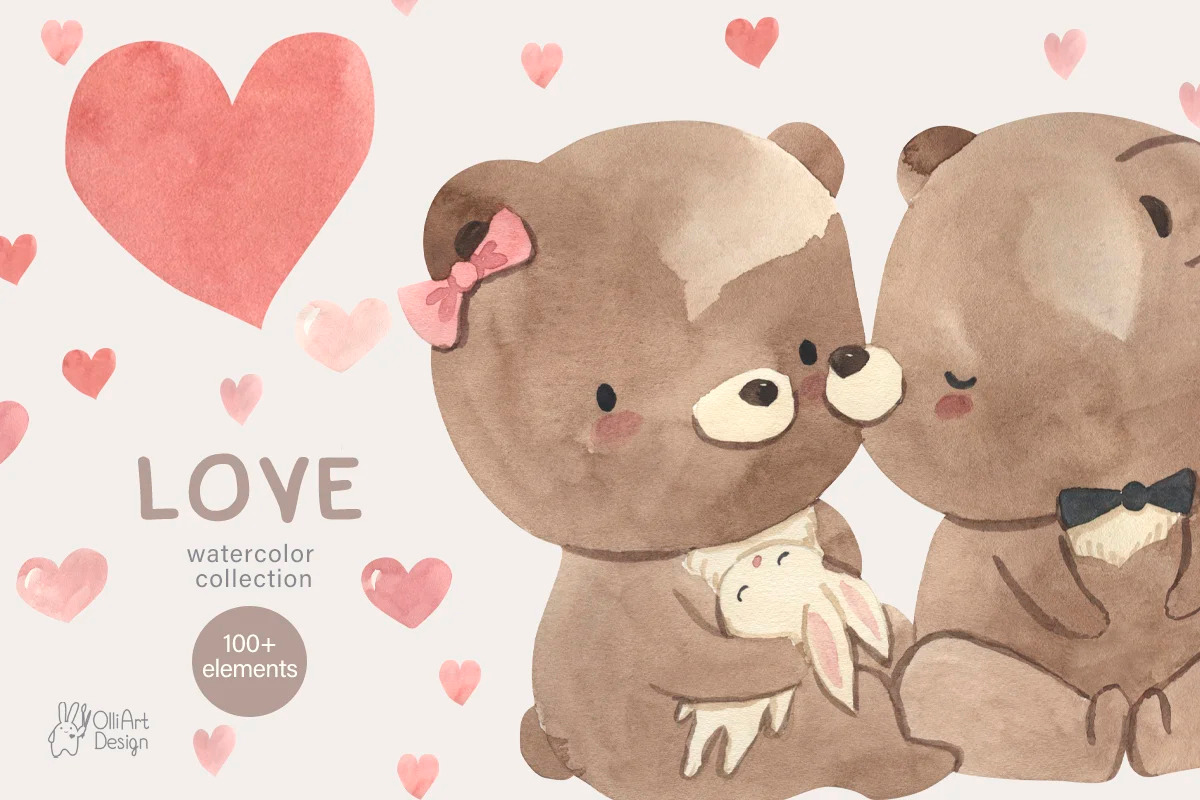 Animal BUNDLE. Watercolor, an Animal Illustration by OlliArtDesign (Photo 8 of 17)