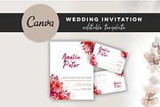 Modern Wedding Invitation, an Invitation Template by Design House (Thumbnail 1 of 8)