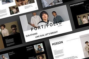 Sun Studio Portfolio Google Slides