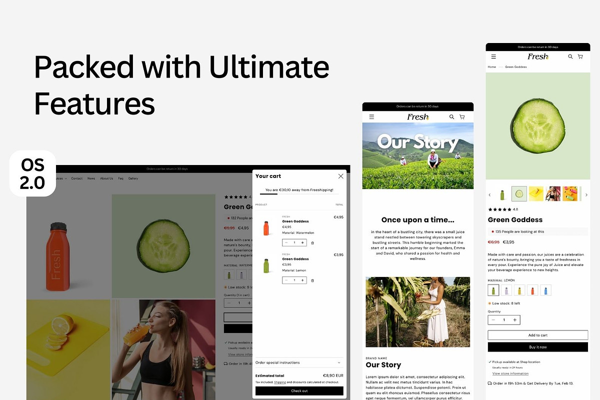 Fresh Shopify 2.0 Theme, a Shopify Template by Lumin Lab (Photo 7 of 10)