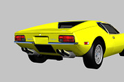 1971 De Tomaso Pantera, a Cars & Vehicle 3D Model by valtriiu (Thumbnail 2 of 12)