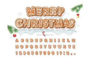 Christmas Gingerbread font
