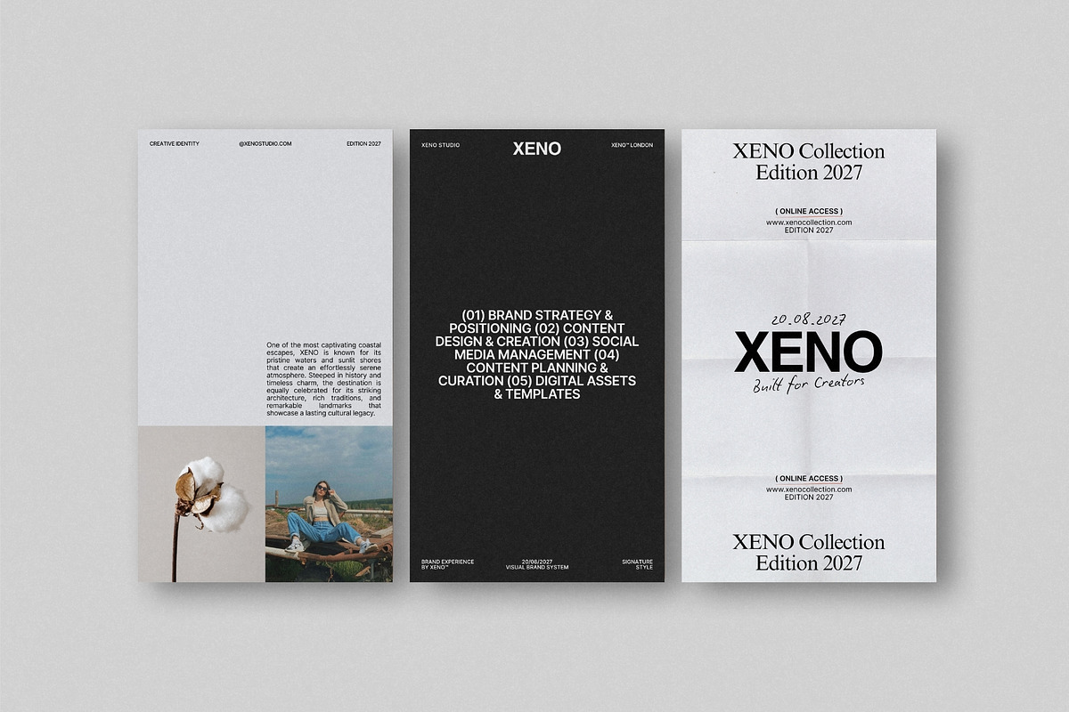 XENO | Instagram Post & Story (III), a Social Media Template by The Aesthetic Studio (Photo 10 of 10)