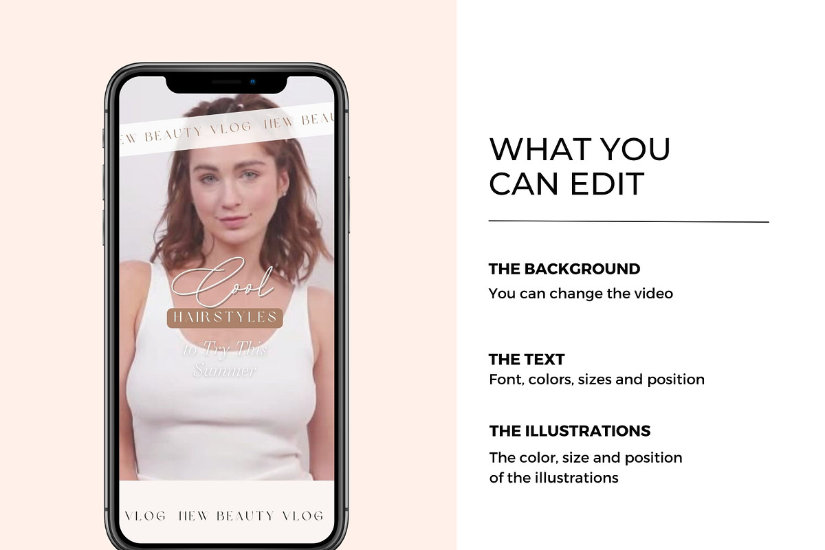 HairStylist Instagram Video Reels, a Social Media Template by design4social (Photo 5 of 7)