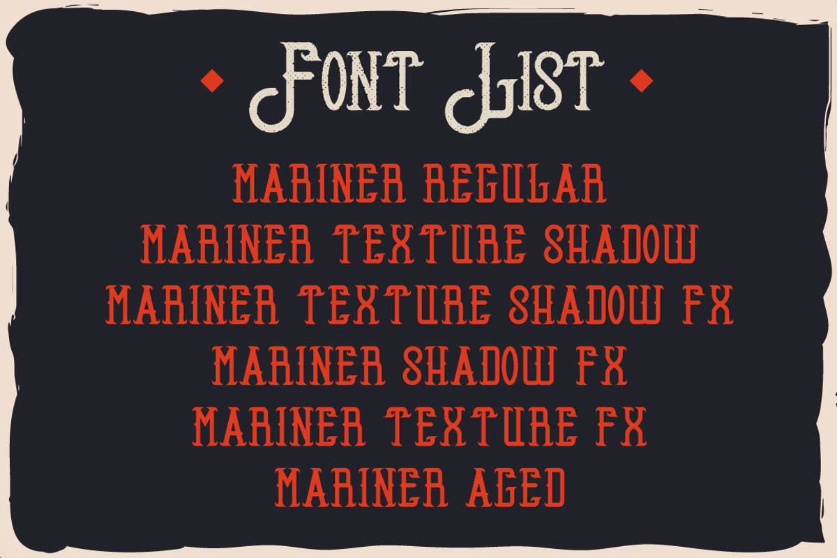 Mariner font + quotation preview 5