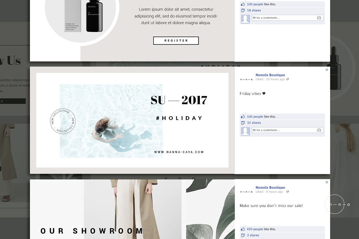 Fashion Social Media Pack • Nanna, a Social Media Template by Nonola (Photo 8 of 9)