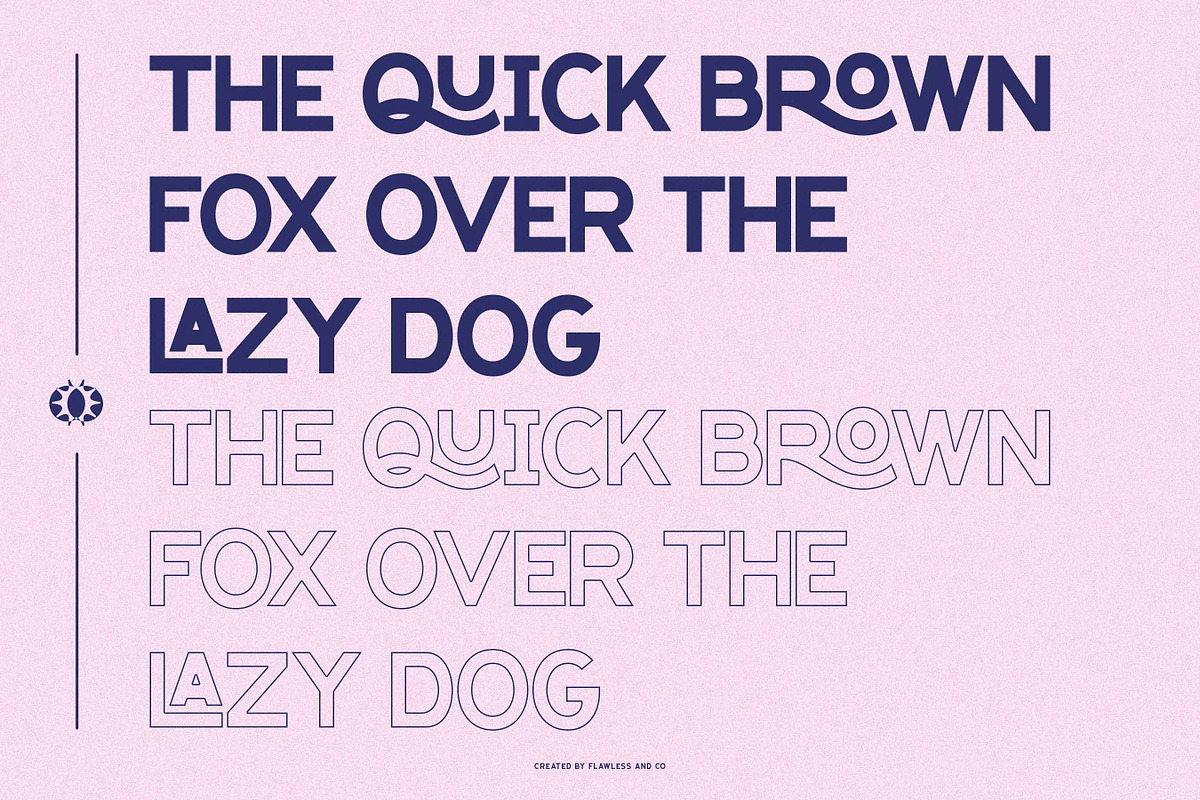 Queliru - Sans Serif Display Font, a Sans Serif Font by Flawless And Co (Photo 7 of 10)