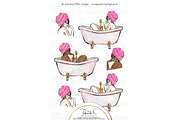 Spa Time, an Illustration by HeidiCIllustration (Thumbnail 5 of 5)