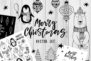 Christmas vector set