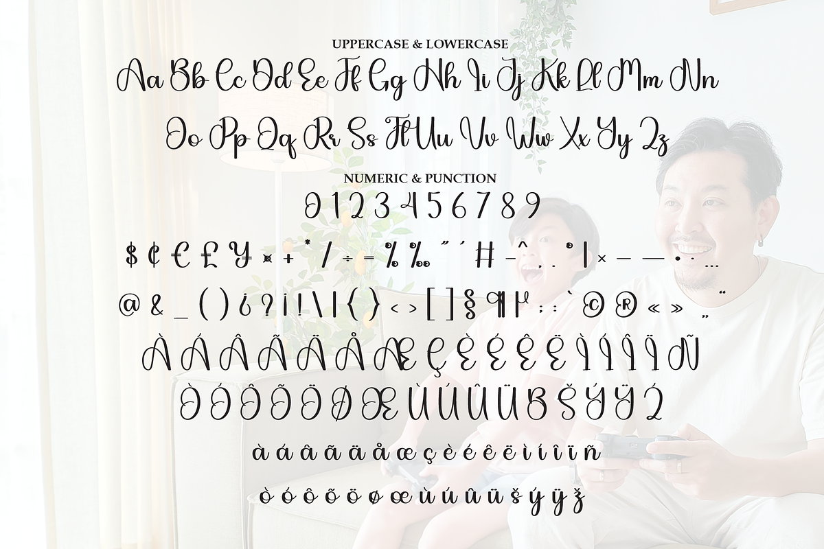 Blissful Father | Script Font, a Handwritten Font by Scratchones (Photo 7 of 9)