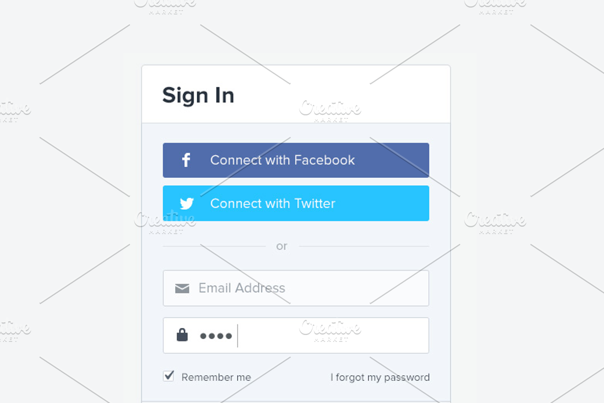Universal UI Kit For Web, an UI Kit Template by UI Store (Photo 2 of 5)