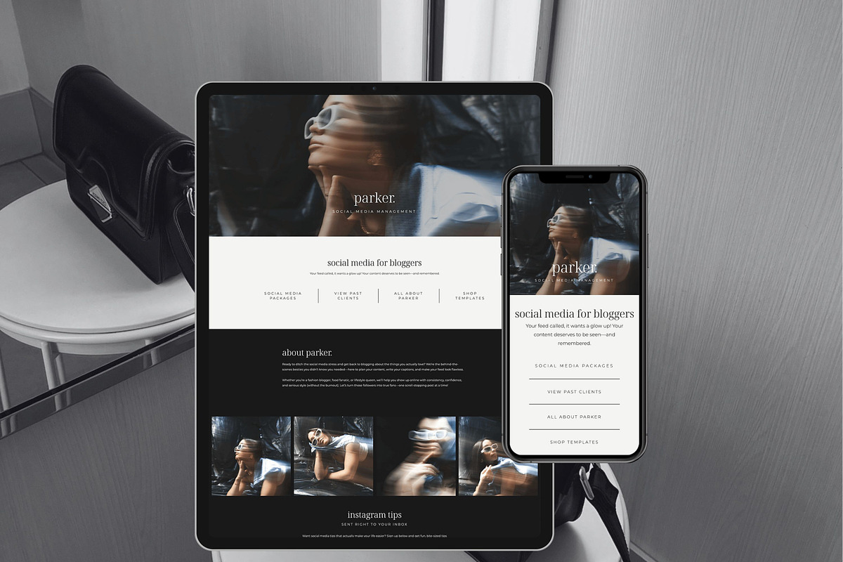 Showit Instagram Landing Page, a Landing Page Template by Blush Created (Photo 14 of 15)
