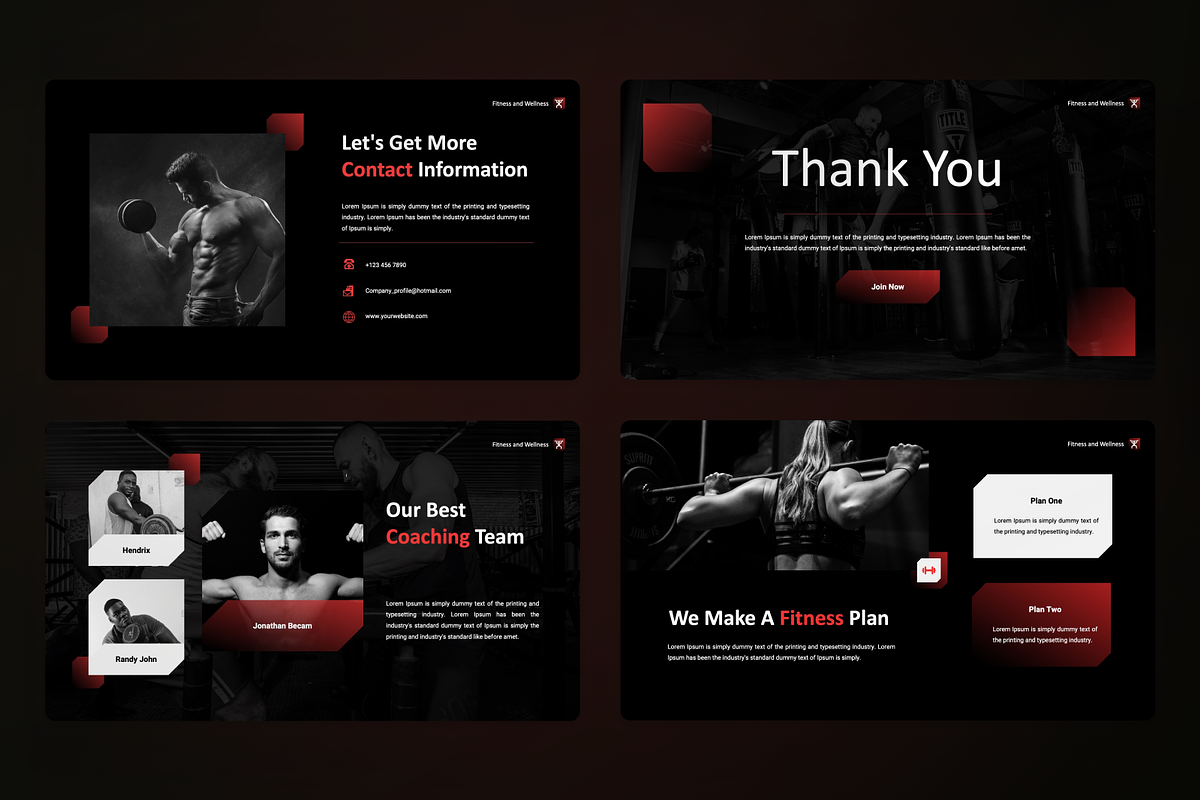 Fitness and Wellness Google Slides, a Presentation Template by SquidPixey (Photo 4 of 7)