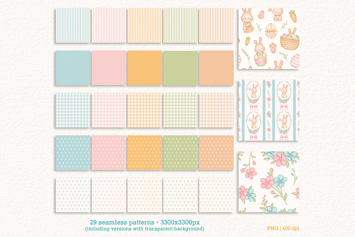 Easter Garden - Cliparts Set, a Seasonal Illustration by Estudio Daiane Barbosa (Photo 10 of 10)