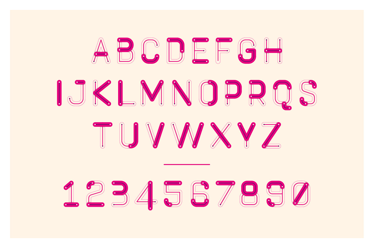 Compact Line Typeface, a Sans Serif Font by Neo-Neon Studio (Photo 10 of 14)