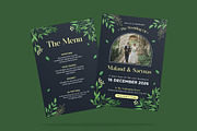 Singles Leafy Wedding Invitation, an Invitation Template by iDoodle Studio (Thumbnail 4 of 4)