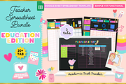Teacher Spreadsheet Bundle, a Stationery Template by bellaROSEworkshop (Thumbnail 4 of 5)