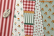 Stripes, Plaids & Floral Pattern, a Pattern Graphic by Essentially Nomadic (Thumbnail 4 of 11)