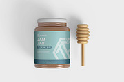 Honey Jar Mockup, a Packaging Mockup by tiyasprabawa (Thumbnail 5 of 5)