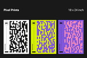 Pixel Prints, a Texture Graphic by Playground (Thumbnail 3 of 3)