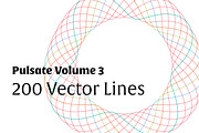 Pulsate Vol. 3 | 200 Vector Lines, an Object Graphic by invisiblelayer (Thumbnail 1 of 5)