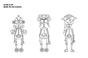 9 robots in the style of doodle., an Object Illustration by palllna (Thumbnail 4 of 4)