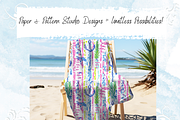 Fish with Stripes Seamless Pattern, a Pattern Graphic by Paper & Pattern Studio (Thumbnail 5 of 11)