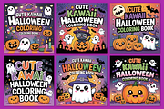 Cute Kawaii Halloween Coloring Book, a Seasonal Illustration by Design Station (Thumbnail 3 of 3)