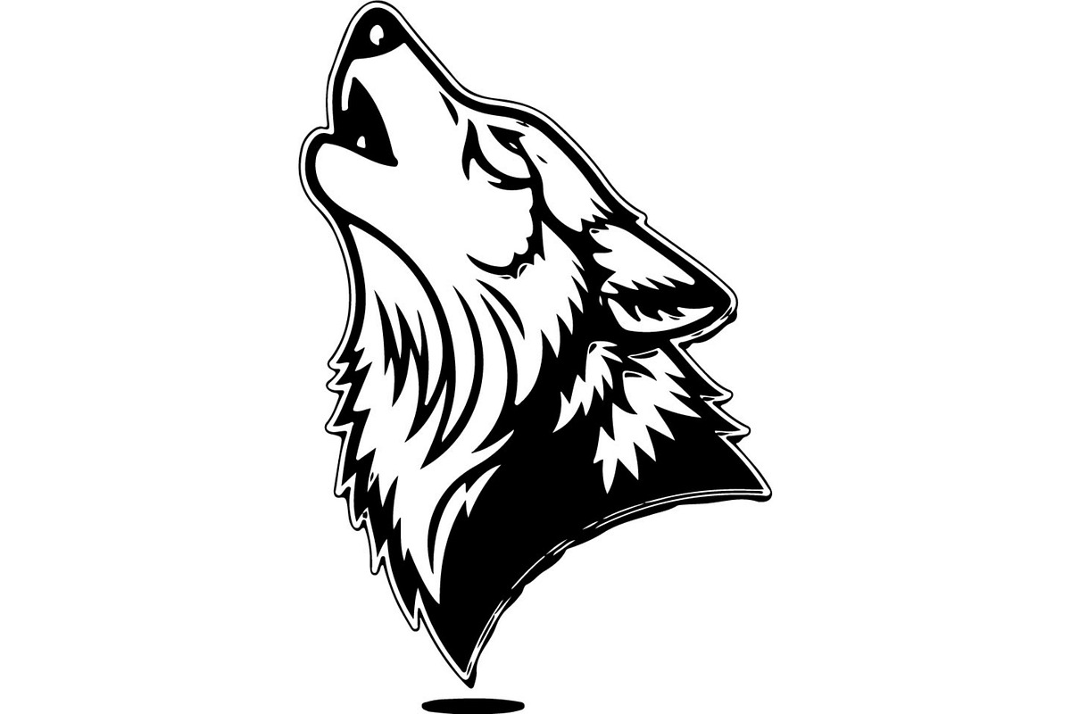 Alpha Wolf Silhouettes Bundle, an Animal Illustration by Designer_Momina (Photo 20 of 21)