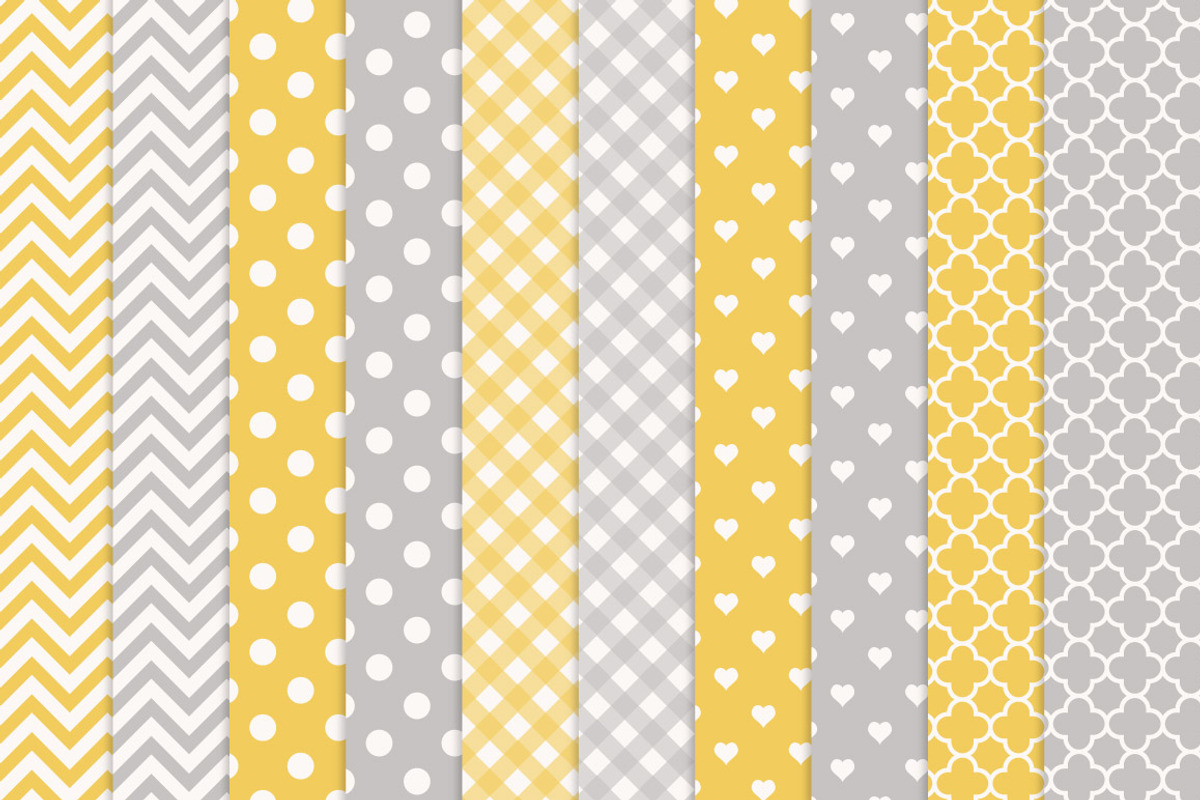 Yellow & Grey Owls Vectors & Papers, an Animal Illustration by Amanda Ilkov (Photo 3 of 3)