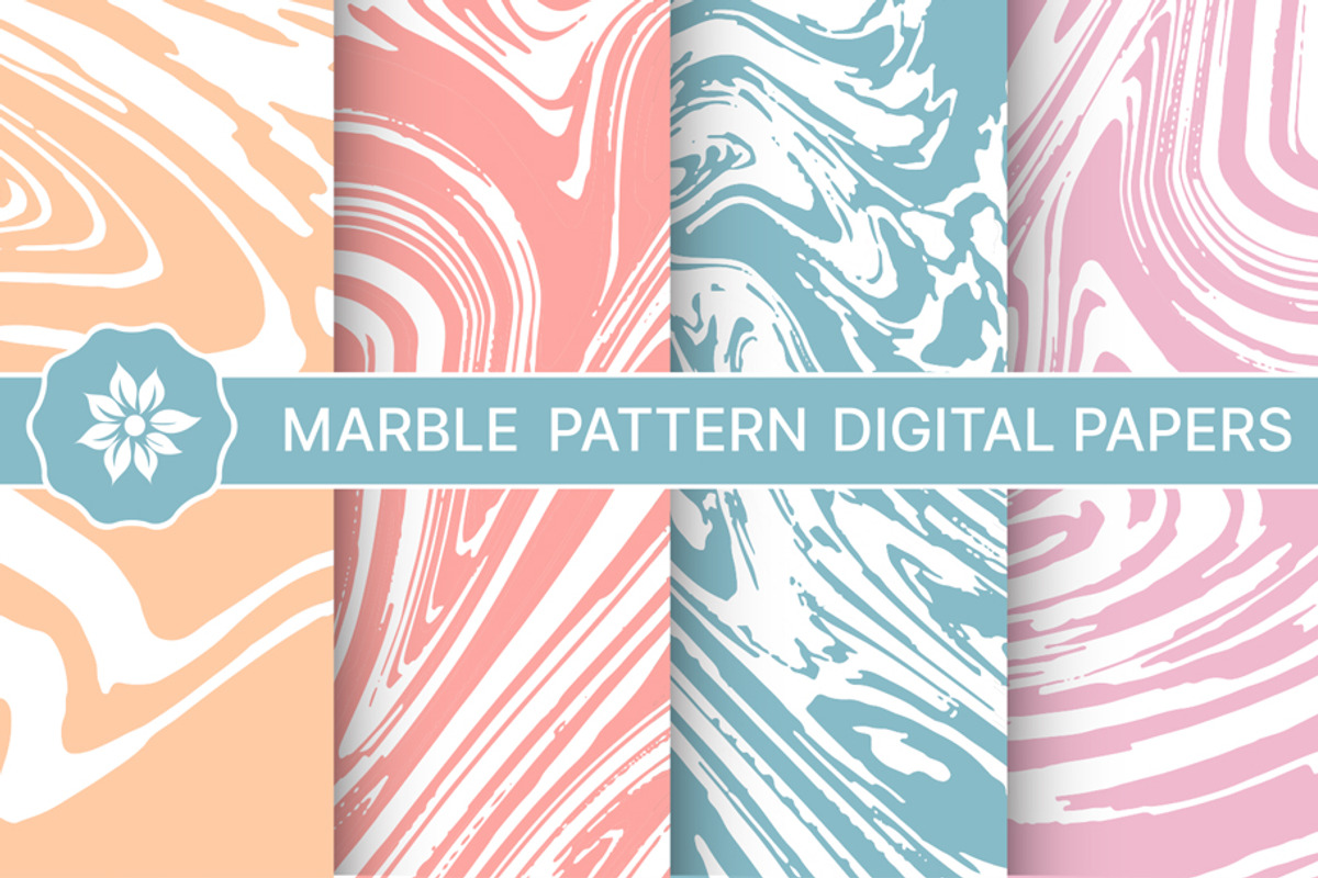 Set of marble  patterns, a Background Graphic by AlexZeL (Photo 1 of 8)