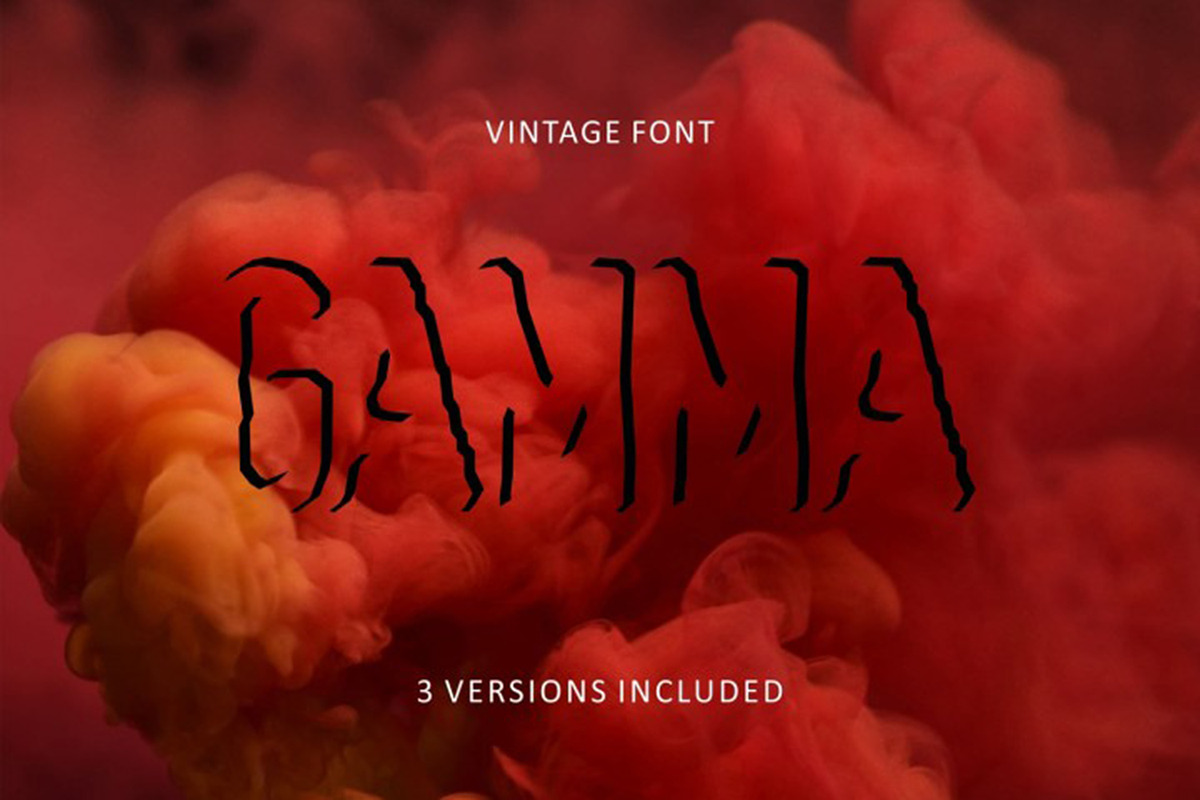 Ghostly Shadow 3 versions font preview 4