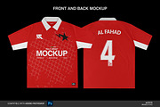 Polo Jersey Mockup, a Shirt Mockup by Irhasalfahad (Thumbnail 2 of 5)