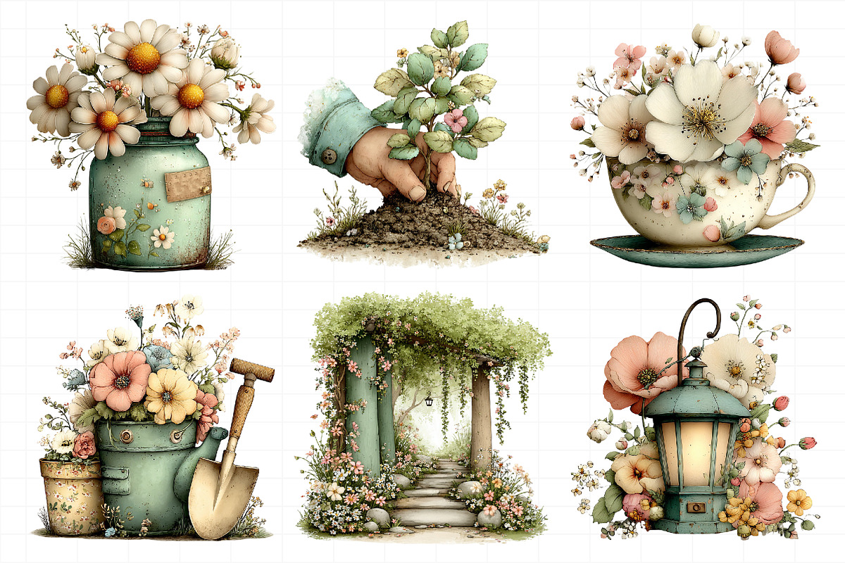 Creation Garden Clipart, an Illustration by Daily.Designs (Photo 3 of 8)