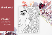 Coloring Book for Girls | Barbie, an Illustration by ChristinaDesigns (Thumbnail 6 of 6)