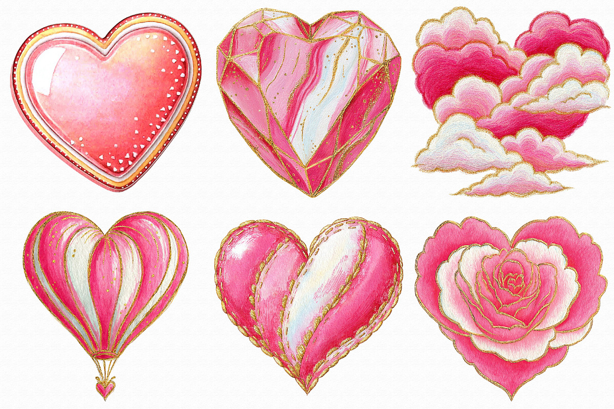 Valentine's Clipart Heart PNG, an Illustration by Libby Wishes (Photo 4 of 5)